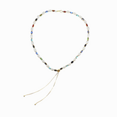 Radiant Glass and Pearl Necklace